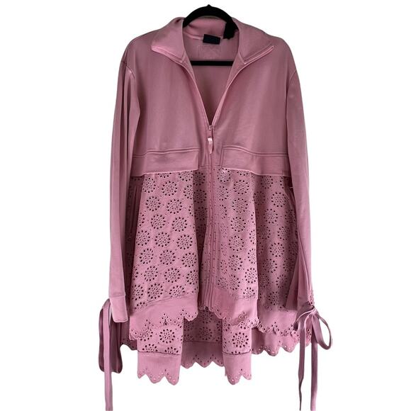 PUMA X FENTY BY RIHANNA Eyelet Jacket in Bridal Rose Size 0 - Picture 3 of 8
